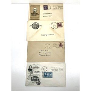 1900s, Envelopes & Stamps Early Christmas / First Day / Supply / Stamp Company